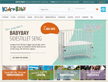 Tablet Screenshot of kidsnbaby.dk
